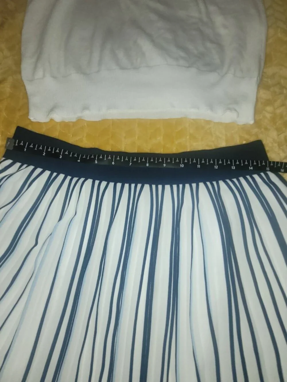 Jcrew pleaded skirt and top